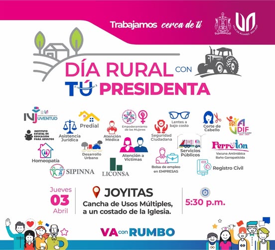 #AtentoAviso | Familias de #Joyitas, las esperamos. 
En #LaVilla, seguimos atendiendo y escuchando a la ciudadanía en cada rincón de nuestra ciudad. 
#GobiernoCercano
#VAconRumbo