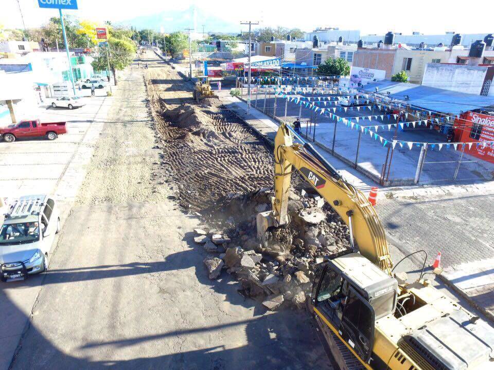 Repavimentan con concreto asfáltico la calle Ayuntamiento en primer etapa