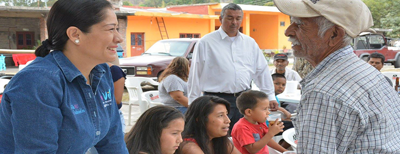 Ofrecen recibimiento en la comunidad El Nuevo Naranjal