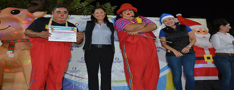 Festival Navideño en la colonia Villa Izcalli